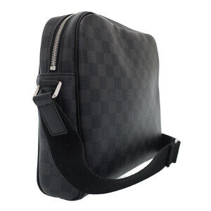 Louis Vuitton Dayton Shoulder Black Damier Graphite Bag